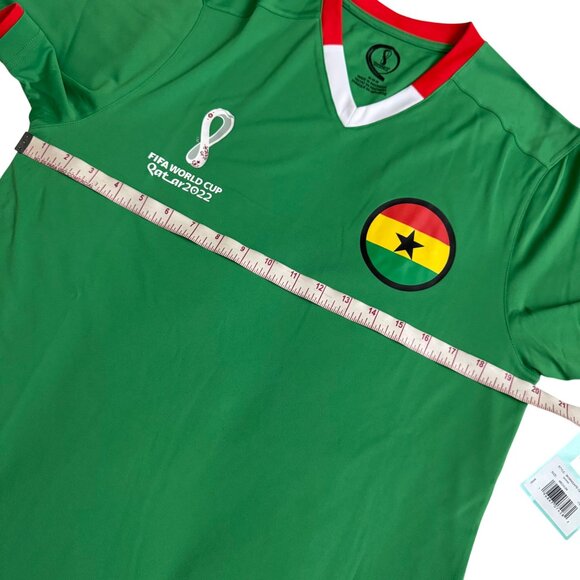 FIFA World Cup Qatar 2022 Ghana Official Licensed Green Jersey Medium new - Picture 5 of 11